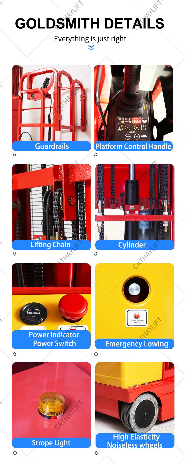 Full electric self propelled order picker-Shandong Cathay Machinery Co Ltd 1 Full electric self propelled order picker-Shandong Cathay Machinery Co Ltd 1