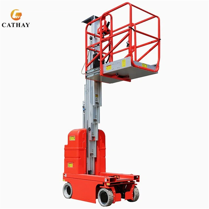 Self Propelled Single Mast Lift